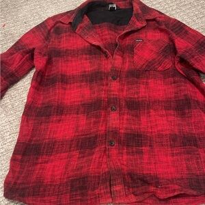 Volcom Boys Flannel Extra Large Shirt